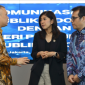 Audiensi yang dilakukan Menhub Dudy Purwagandhi kepada Menkomdigi Meutya Hafid untuk membahas kolaborasi terkait penyebaran informasi seputar angkutan Lebaran 2025. (Foto: Kemenhub)